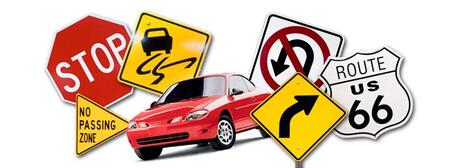 driving signs for driving school lansing mi