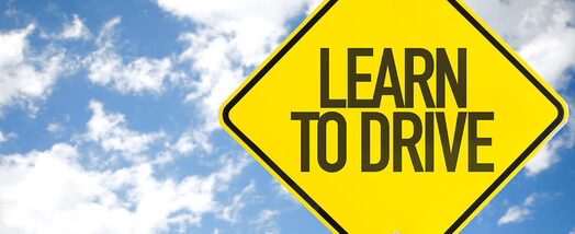 Learn to drive sign from driving school lansing mi