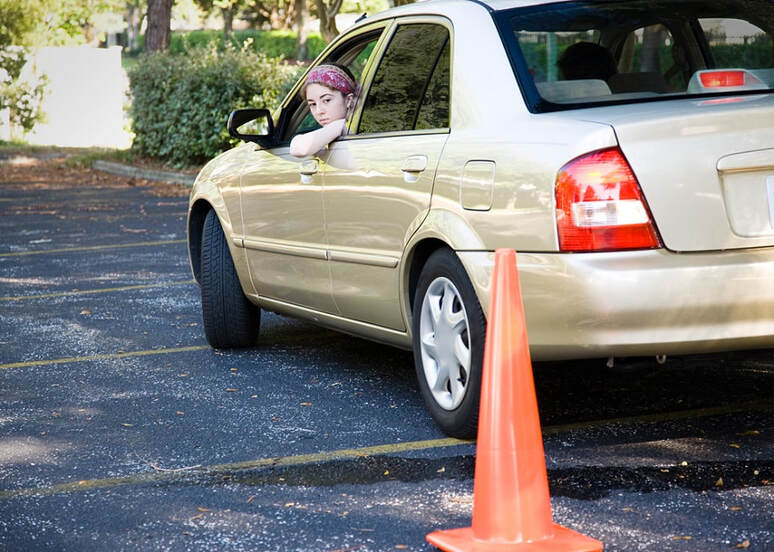 Practice for you road test with cones